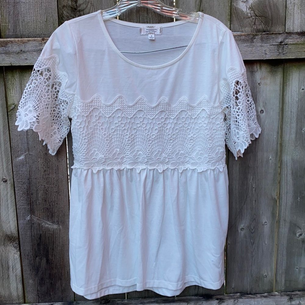Shannon Ford New York peasant top sz. S